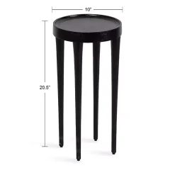 Kirklands Home Accent & End Tables|Round Modern Cocktail Table Black