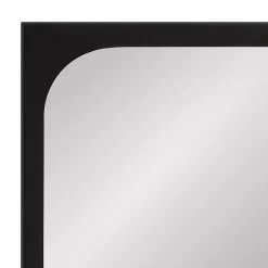 Kirklands Home Decorative Mirrors|Rounded Rectangle Wall Mirror Black
