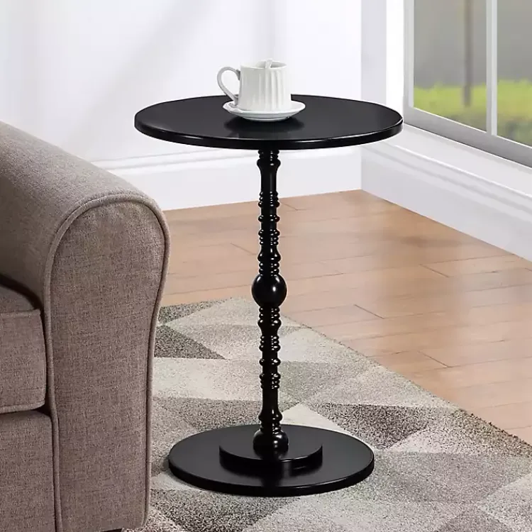 Kirklands Home Accent & End Tables|Santel Spindle Accent Table Black