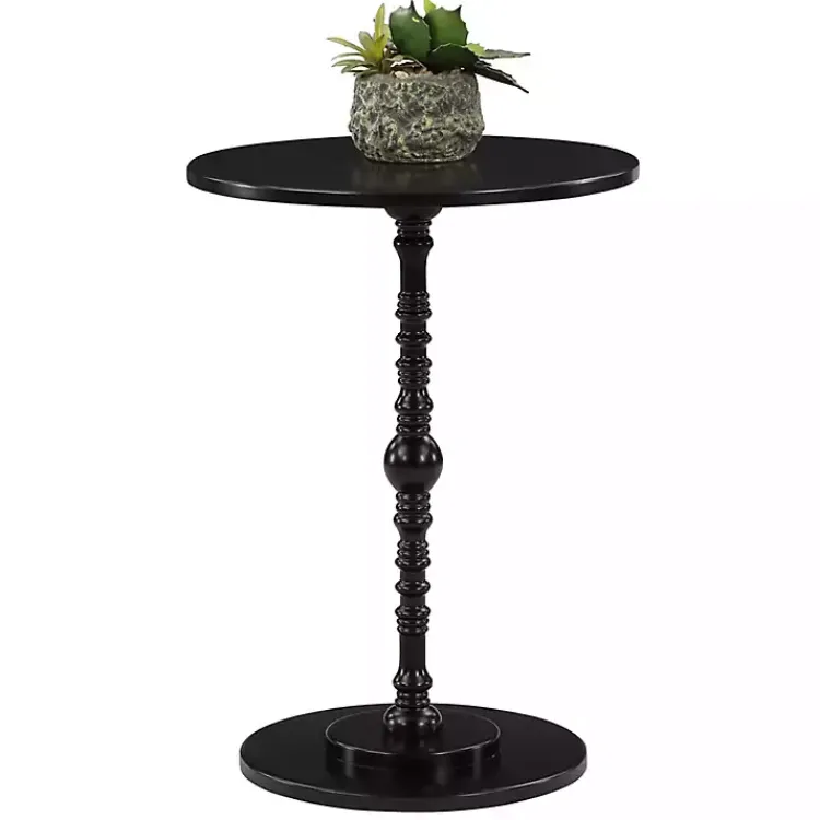 Kirklands Home Accent & End Tables|Santel Spindle Accent Table Black