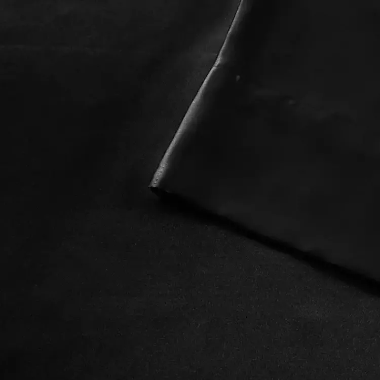 Kirklands Home Bed Sheets|Satin Standard 2-pc. Pillow Case Set Black