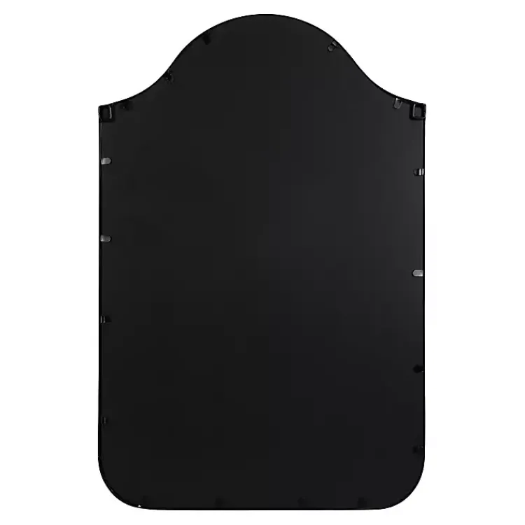 Kirklands Home Decorative Mirrors|Scalloped Arch Fellows Wall Mirror Black