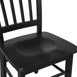 Kirklands Home Dining Chairs|Shaker Wood Dining Chairs, Set of 2 Black
