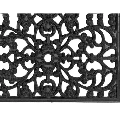 Kirklands Home Doormats|Sienna Rubber Doormat, 48x22 in. Black