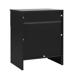 Kirklands Home Nightstands|Stanley Single Drawer Nightstand Black
