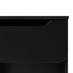 Kirklands Home Nightstands|Stanley Single Drawer Nightstand Black