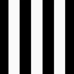 Kirklands Home Outdoor Cushions & Pillows|Stripe Luxe Outdoor Dining Chair Cushion Black