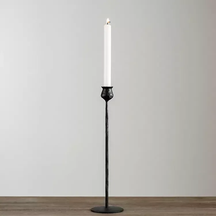 Textured Taper Candle Holder, 16 in. Candle Holders