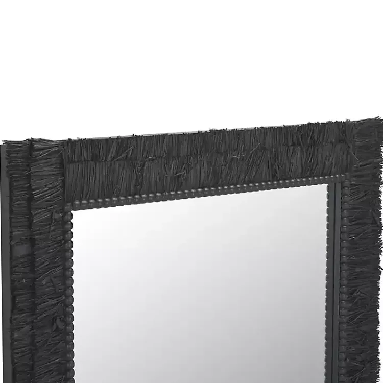 Kirklands Home Decorative Mirrors|Textured Zoelle Wall Mirror Black