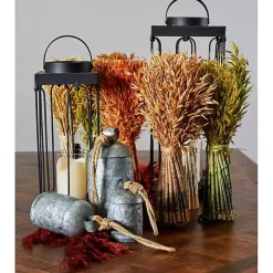 New Tin Open Frame Lanterns, Set of 2 Lanterns