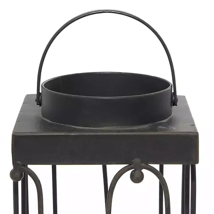 New Tin Open Frame Lanterns, Set of 2 Lanterns