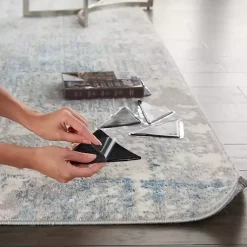 Kirklands Home Area Rugs|Triangle Rug Grippers, Set of 8 Black