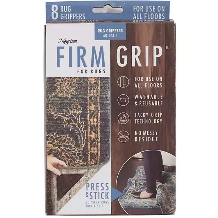 Kirklands Home Area Rugs|Triangle Rug Grippers, Set of 8 Black