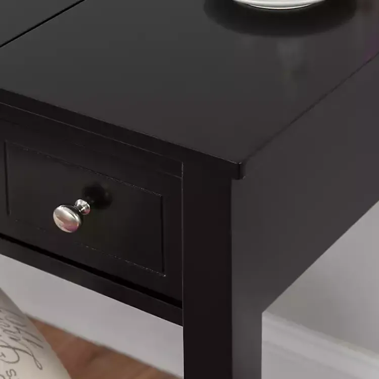 Kirklands Home Dressers & Chests|Virginia Butterfly 2-pc. Vanity Set Black