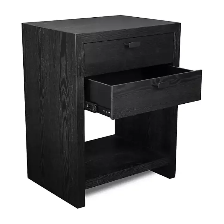 Kirklands Home Dressers & Chests|Vivara 2-Drawer Nightstand Black