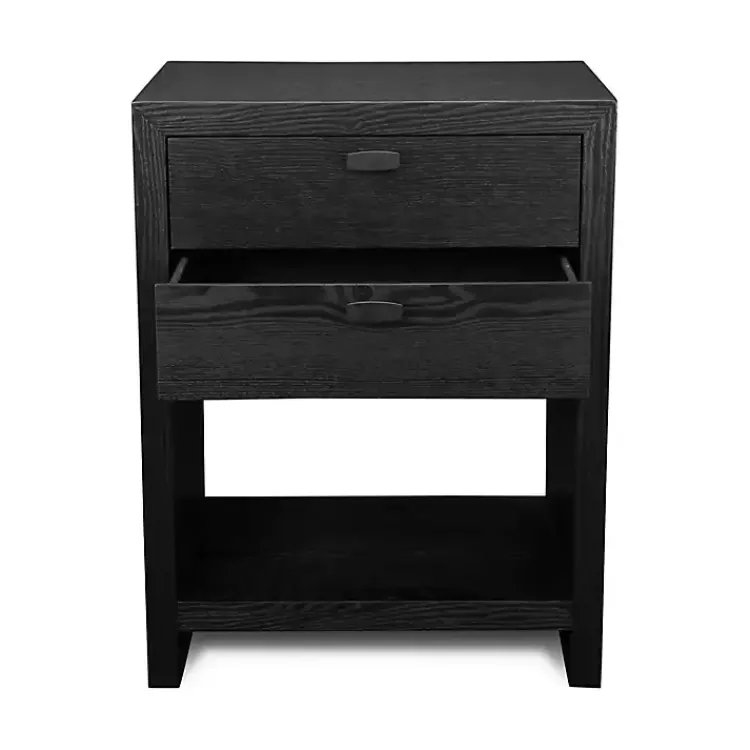 Kirklands Home Dressers & Chests|Vivara 2-Drawer Nightstand Black