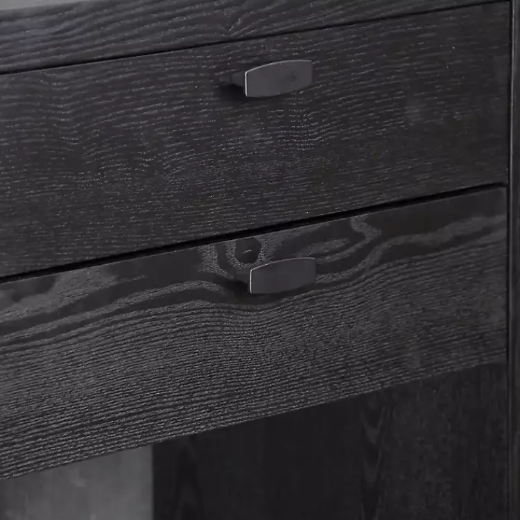 Kirklands Home Dressers & Chests|Vivara 2-Drawer Nightstand Black