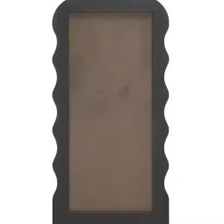Kirklands Home Full Length & Floor Mirrors|Wavy Mayha Leaner Mirror Black