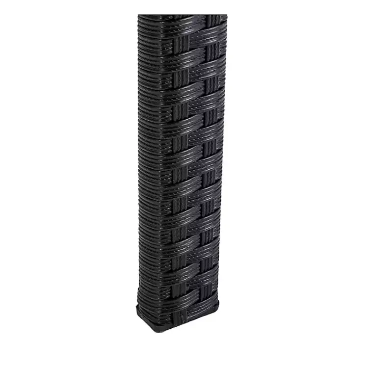 Kirklands Home Outdoor Sets|Black Wicker Frame 4-pc. Outdoor Living Set