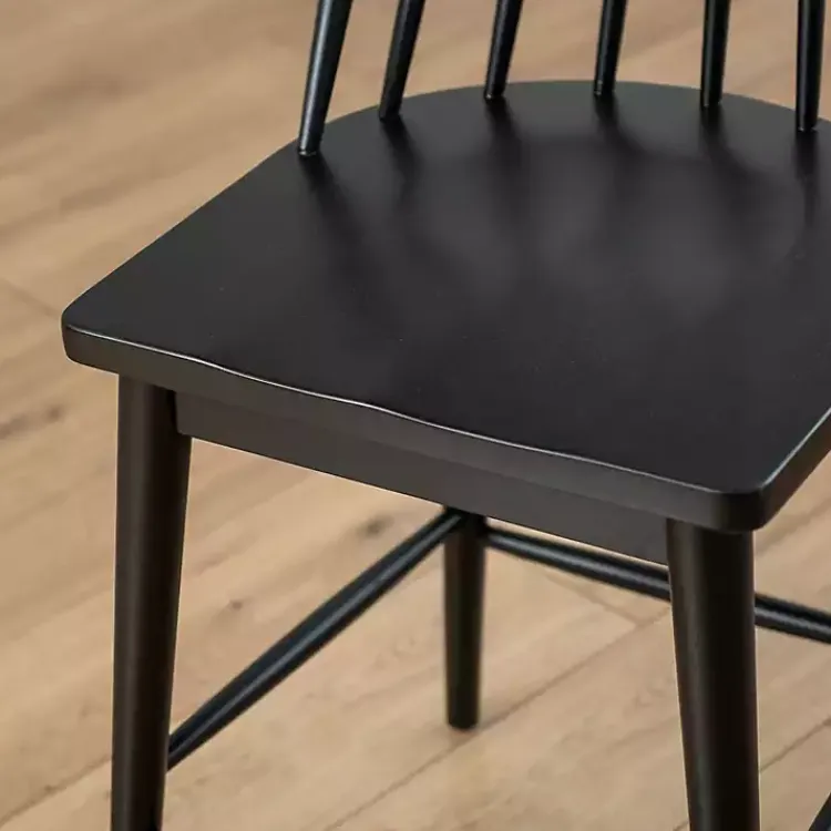 Kirklands Home Bar Stools & Counter Height Stools|Windsor Counter Stool Black