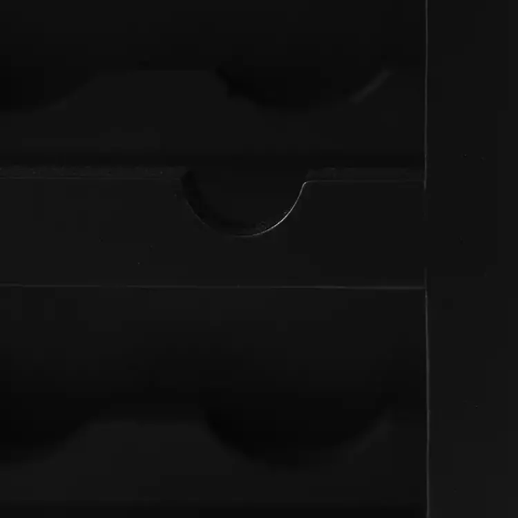 Kirklands Home Cabinets & Sideboards|Wood & Natural Rattan Wine Bottle Cabinet Black