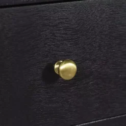 Kirklands Home Accent & End Tables|Wood 1-Drawer Arthur Accent Table Black