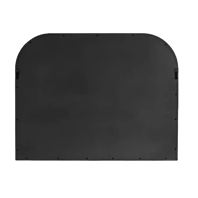 Kirklands Home Decorative Mirrors|Wood Frame Arch Wall Mirror Black