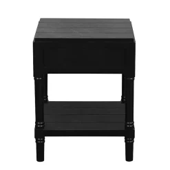 Kirklands Home Accent & End Tables|Wood Layla Accent Table Black
