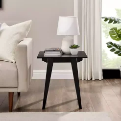 Kirklands Home Accent & End Tables|Wood Minimalist Accent Table Black