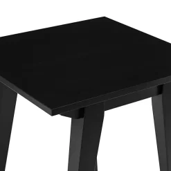 Kirklands Home Accent & End Tables|Wood Minimalist Accent Table Black