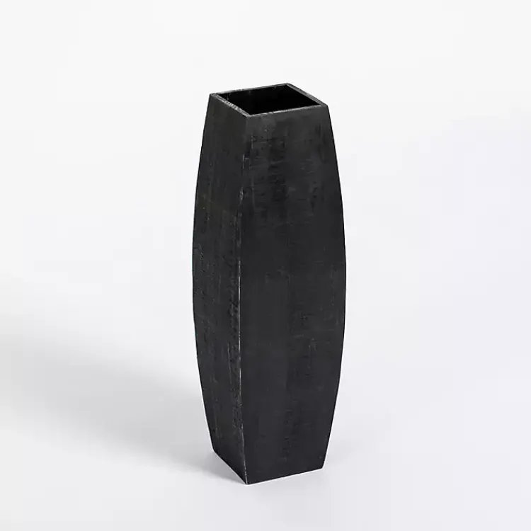 Sale Wood Oblong Floor Vase, 24 in. Vases
