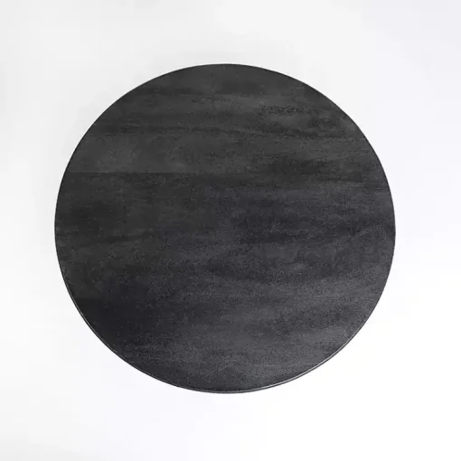 Kirklands Home Coffee Tables|Wood Round Dori Coffee Table Black
