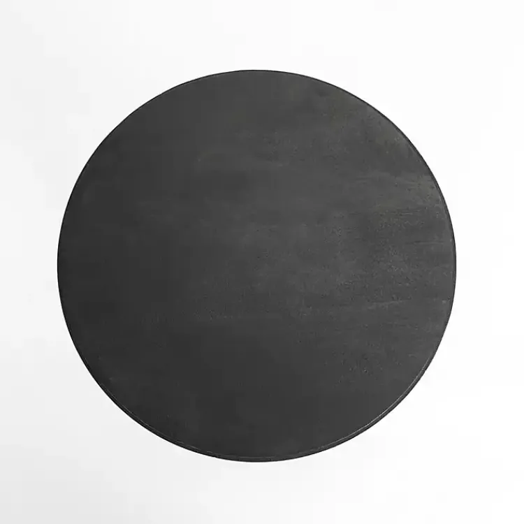 Kirklands Home Accent & End Tables|Wood Round Dori Side Table Black