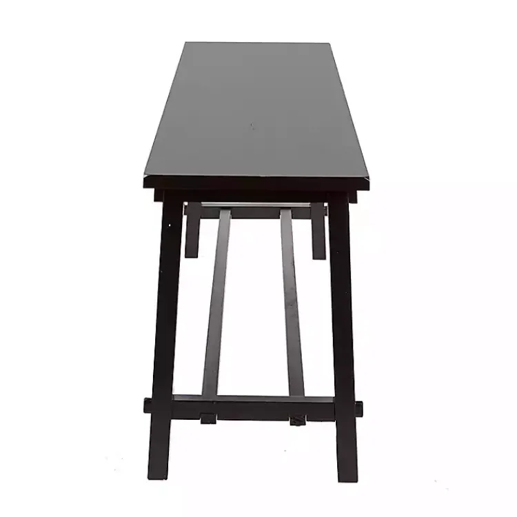 Kirklands Home Benches & Ottomans|Wood Simple Farmhouse Bench Black