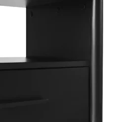 Kirklands Home Nightstands|Wood Spindle Leg Nightstand Black