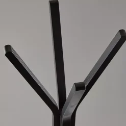 Kirklands Home Entryway Furniture|Black Wooden Tripod Leg Coat Rack