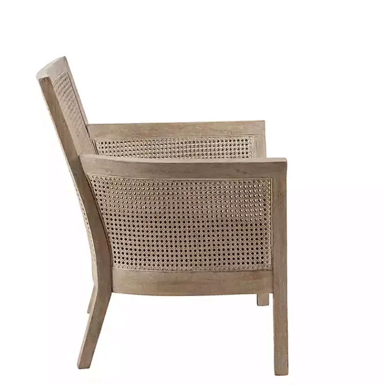 Kirklands Home Accent Chairs|Blake Cane Back Accent Chair Tan