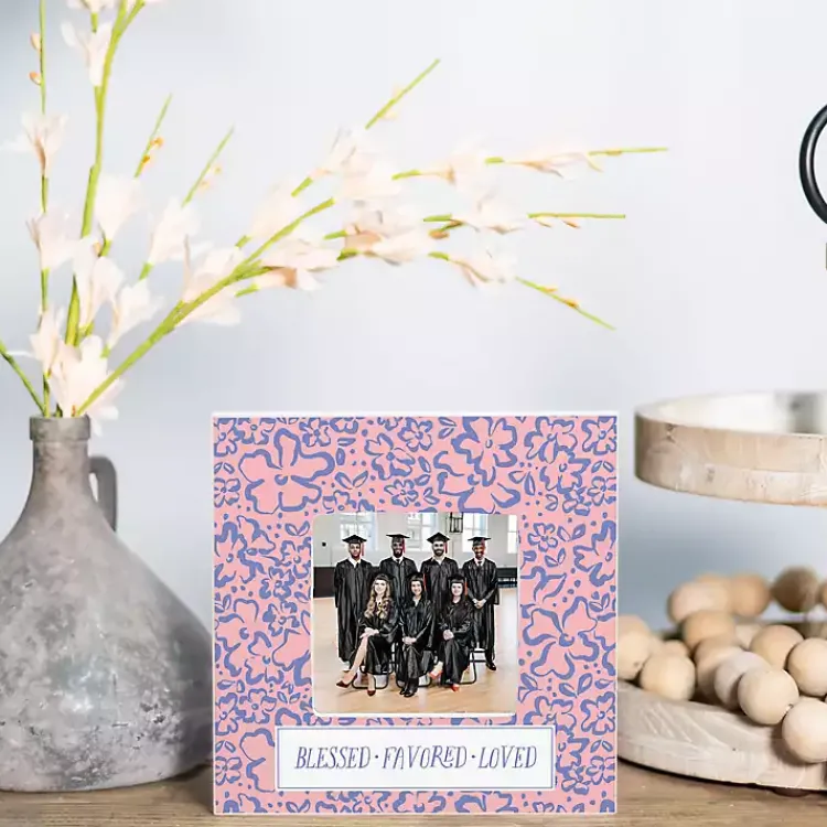 New Blessed Favored Loved Picture Frame Picture Frames