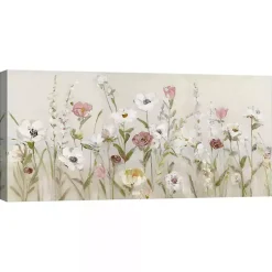 Kirklands Home Canvas Art|Blooming Around Canvas Art Print Tan