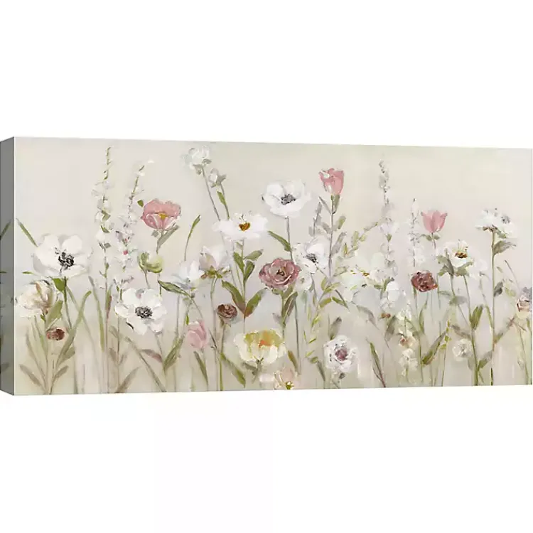 Kirklands Home Canvas Art|Blooming Around Canvas Art Print Tan