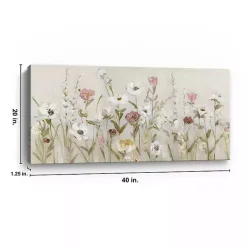 Kirklands Home Canvas Art|Blooming Around Giclee Canvas Art Print Tan