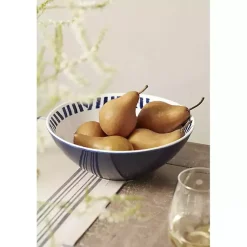 Kirklands Home Dinnerware|Blue & White Harbour 12-pc. Dinnerware Set