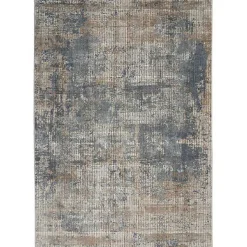 Kirklands Home Area Rugs|Blue and Beige Tally Textured Area Rug, 5x7