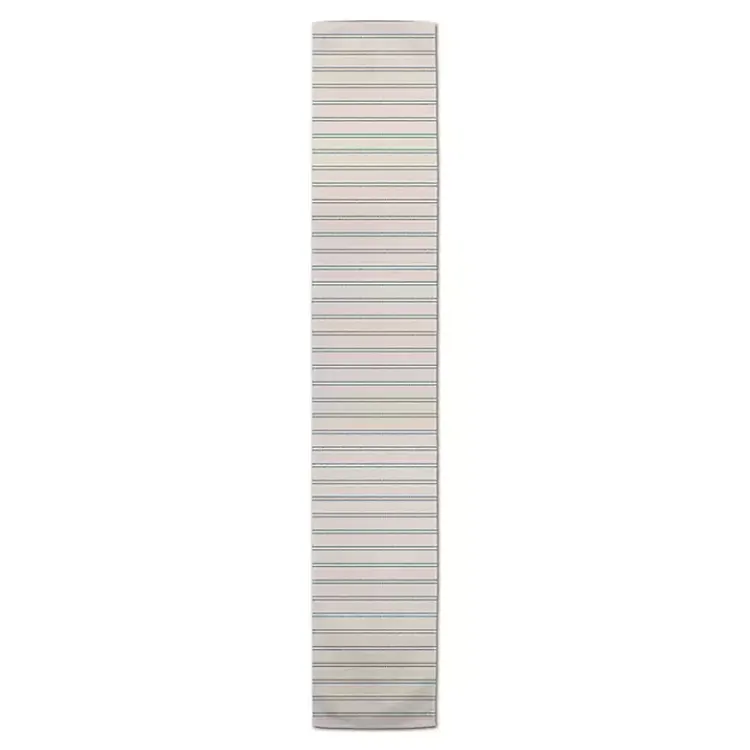 Kirklands Home Table Linens|Blue and Cream Country Stripe Table Runner, 72 in.