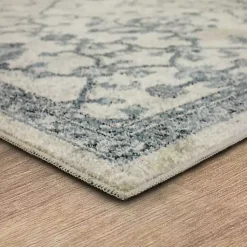 Kirklands Home Area Rugs|Blue and Cream Granary Runner, 2x10
