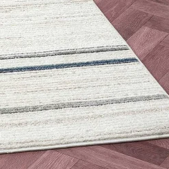 Kirklands Home Area Rugs|Blue and Gray Contemporary Geo Area Rug, 7x9