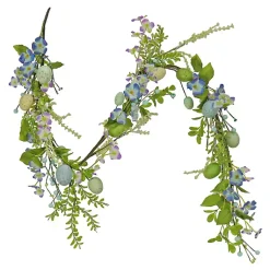 Best Blue and Green Flowering Easter Eggs Garland Easter Decorations