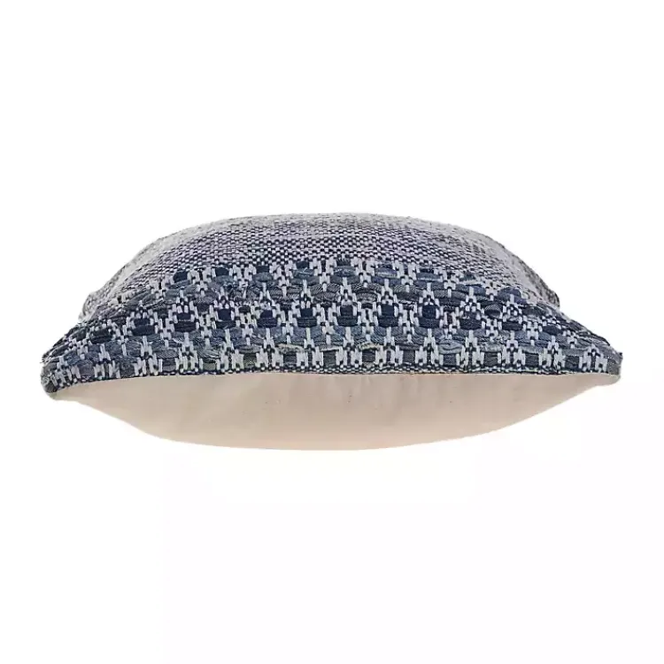 and Ivory Textured Wavy Accent Pillow Pillows