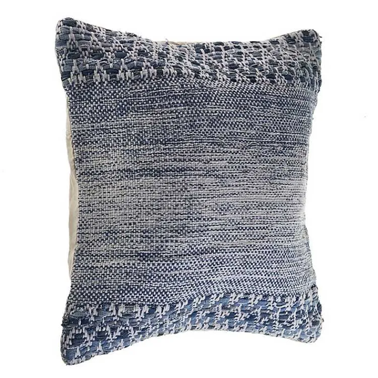 and Ivory Textured Wavy Accent Pillow Pillows