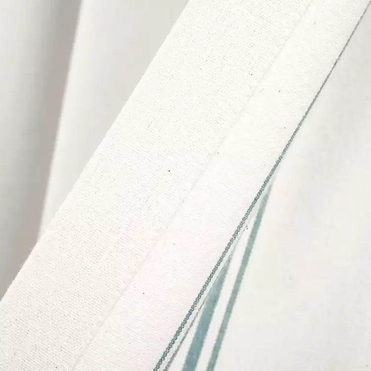 Kirklands Home Curtains & Drapes|Blue and White Farmhouse Stripe Valance